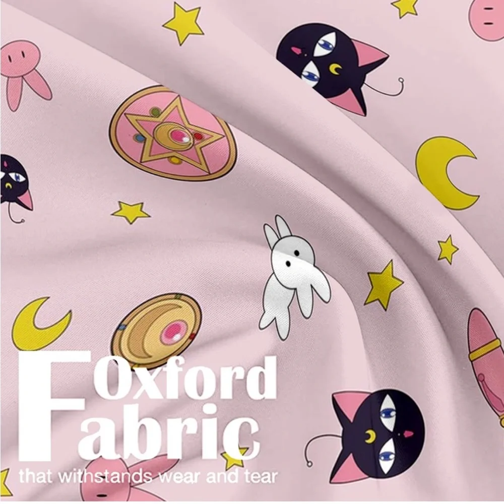 Pink Sailor Moon Cute Shower Curtain,Anime Kawaii 72